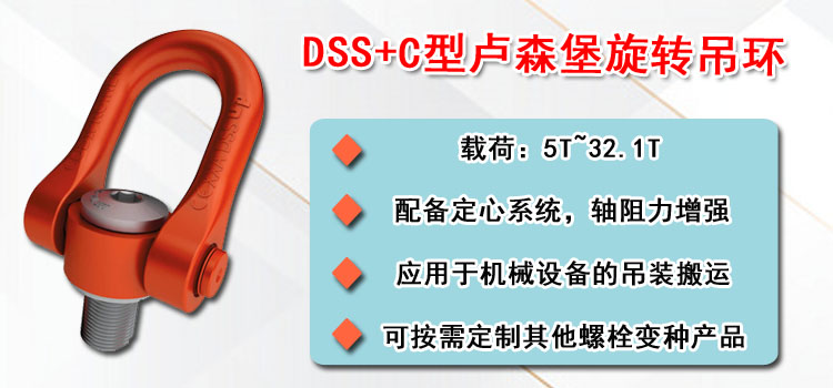 DSS+C型盧森堡旋轉(zhuǎn)吊環(huán)介紹