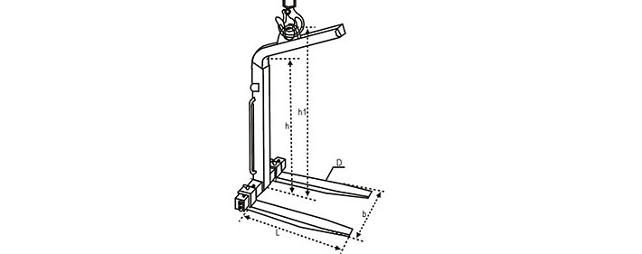 自動平衡吊叉,托盤平衡吊叉尺寸圖